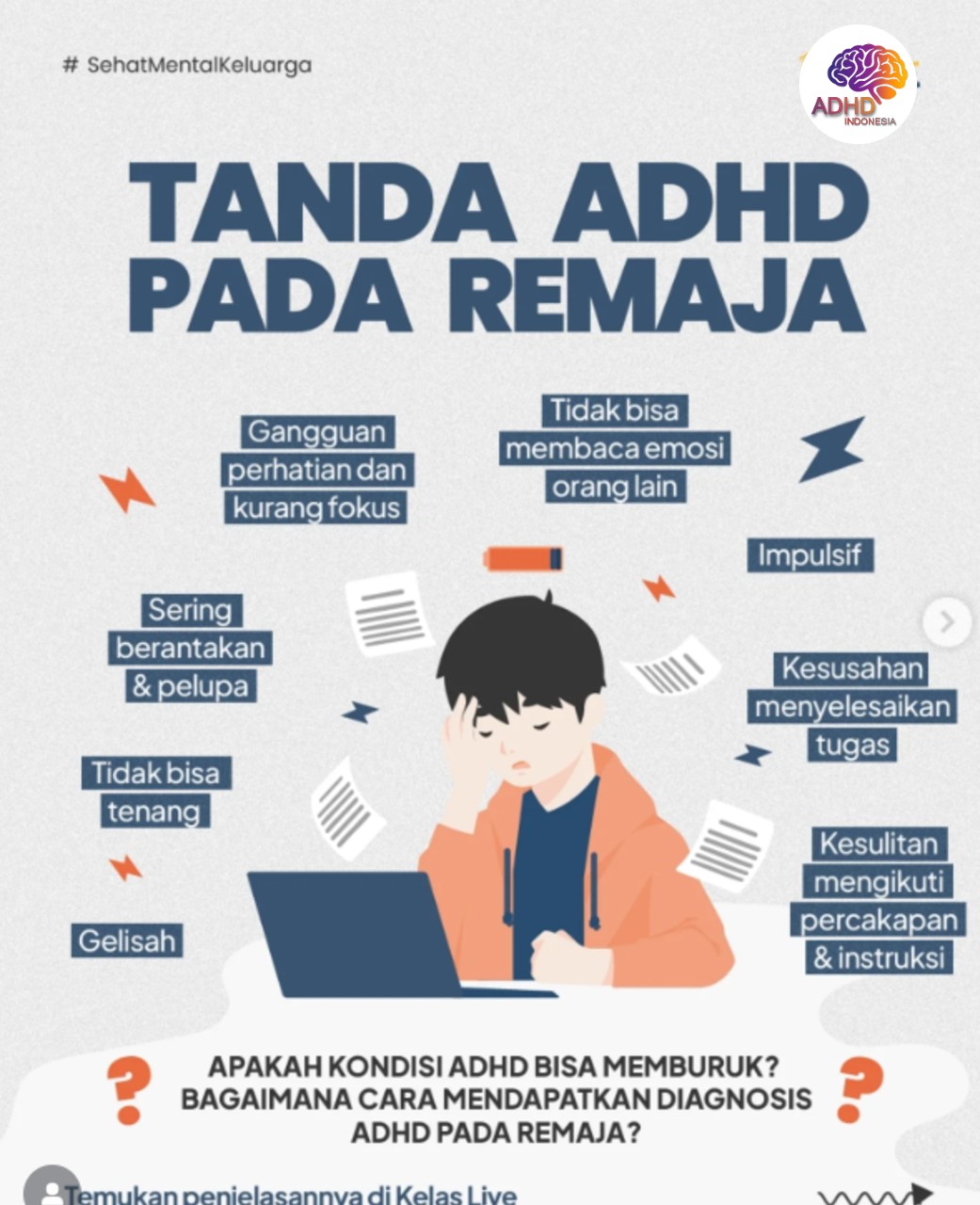 Screening ADHD Non-Diagnostik: Edukasi Awal bagi Orang Tua di Kabupaten Dharmasraya